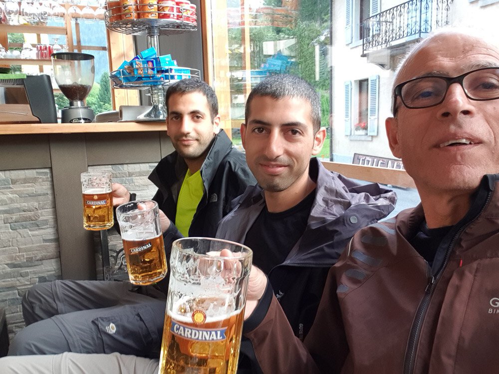 Drinking Beer at Trient