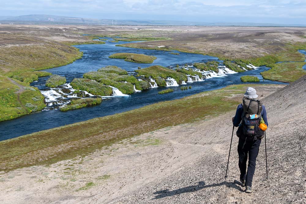 Rangárbotnar Waterfalls