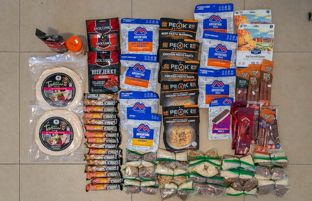 Food for two people for 7 days