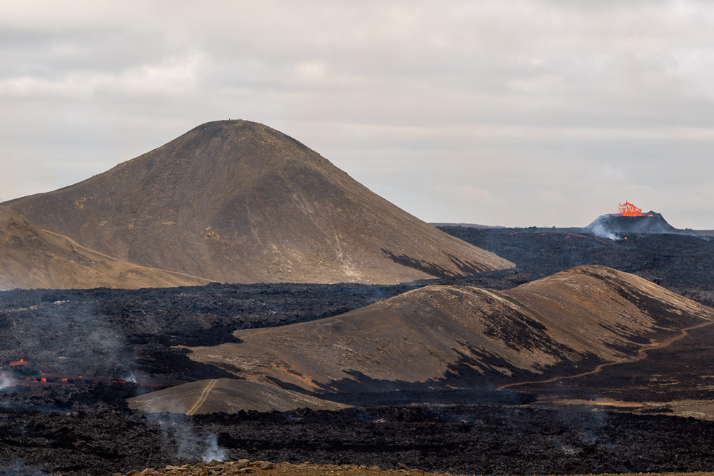 Volcano eruption